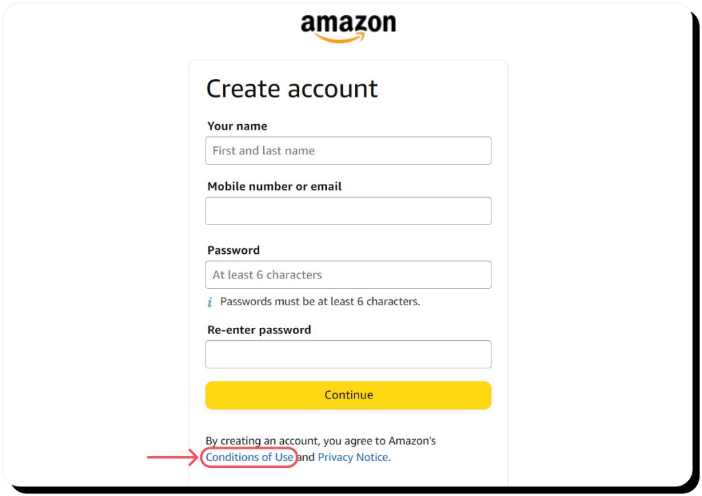 amazon account