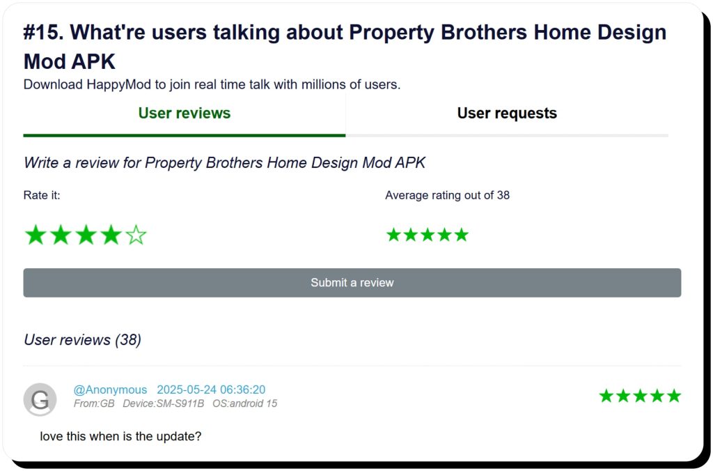 User reviews and ratings for a modded app on HappyMod. HappyMod is safe as long as you vet the apps before downloading.